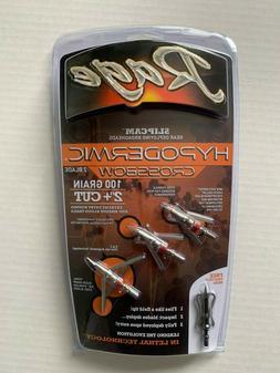 Hypodermic Broadheads 100 Grain 2" Cut Slipcam Rear Deploy