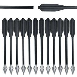 Bolts 6.5" Aluminium Arrows Broadhead Hunting Mini Archery P
