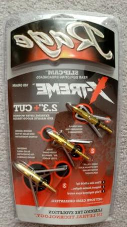 NEW Rage X-TREME Extreme SC Expandable 2 Blade 100 Gr 2.3" C